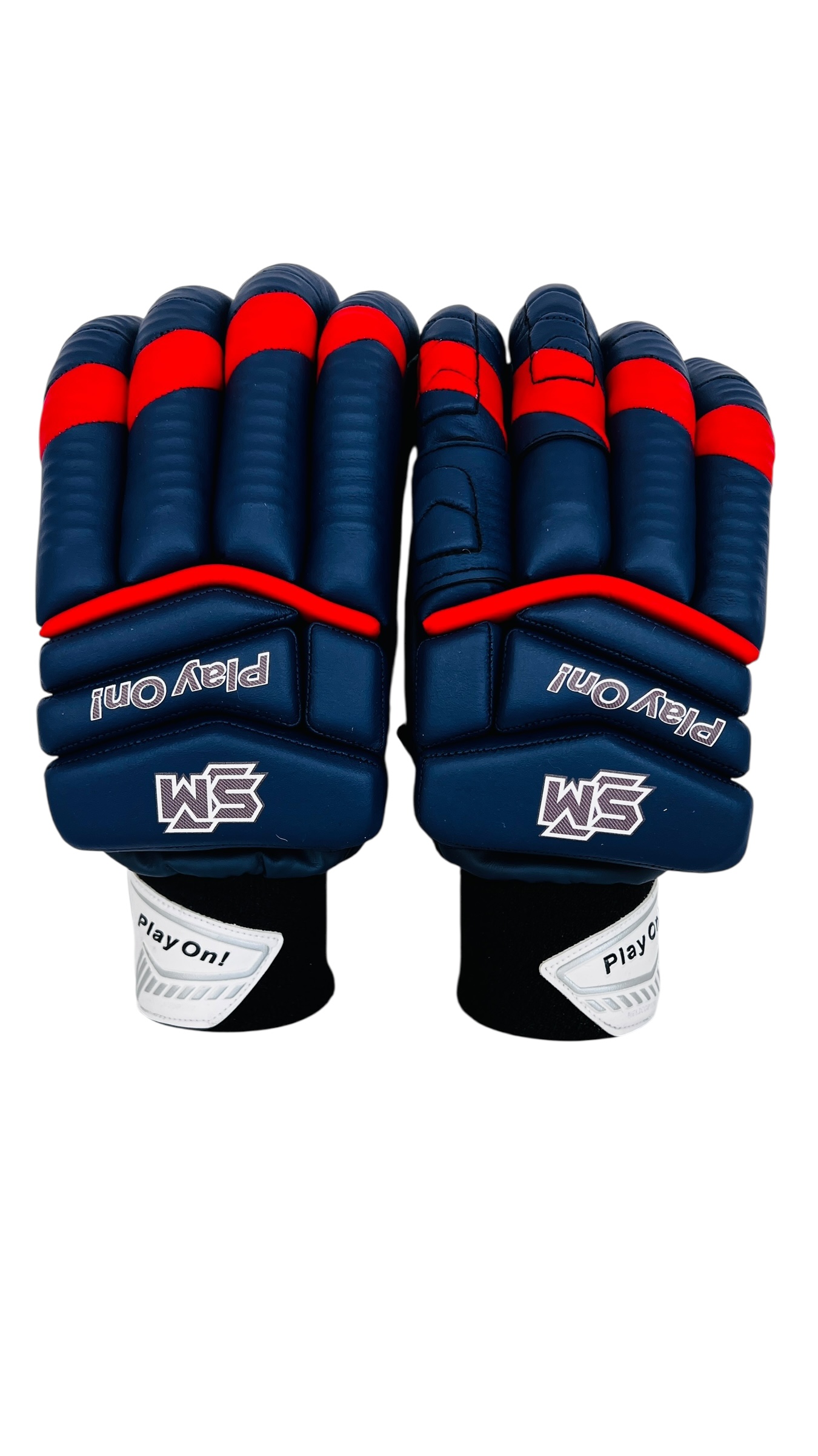 SM IPL Navy&Red Batting Gloves MRH