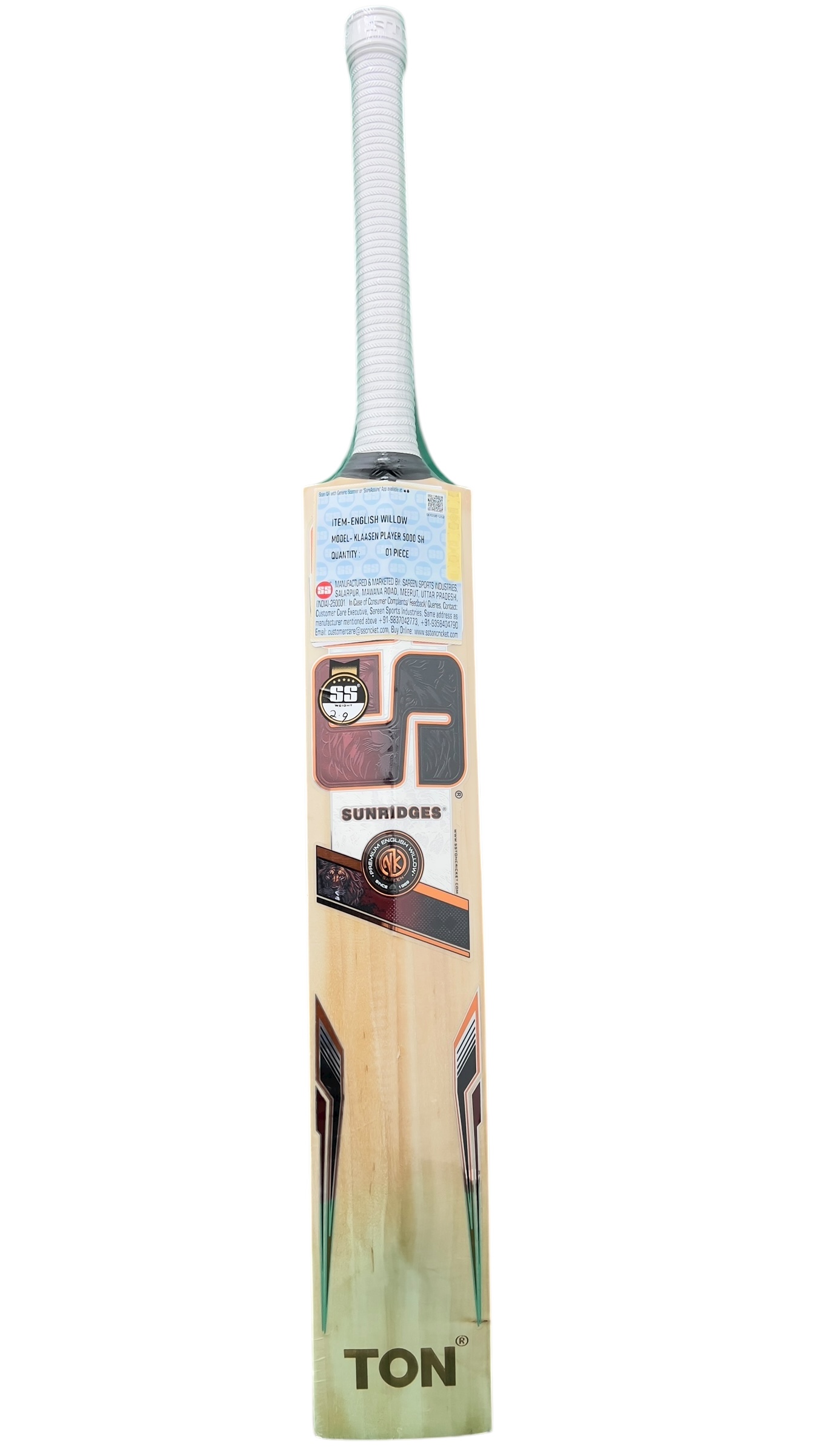 SS Klaasen Players 5000 Cricket Bat SH - Image 4