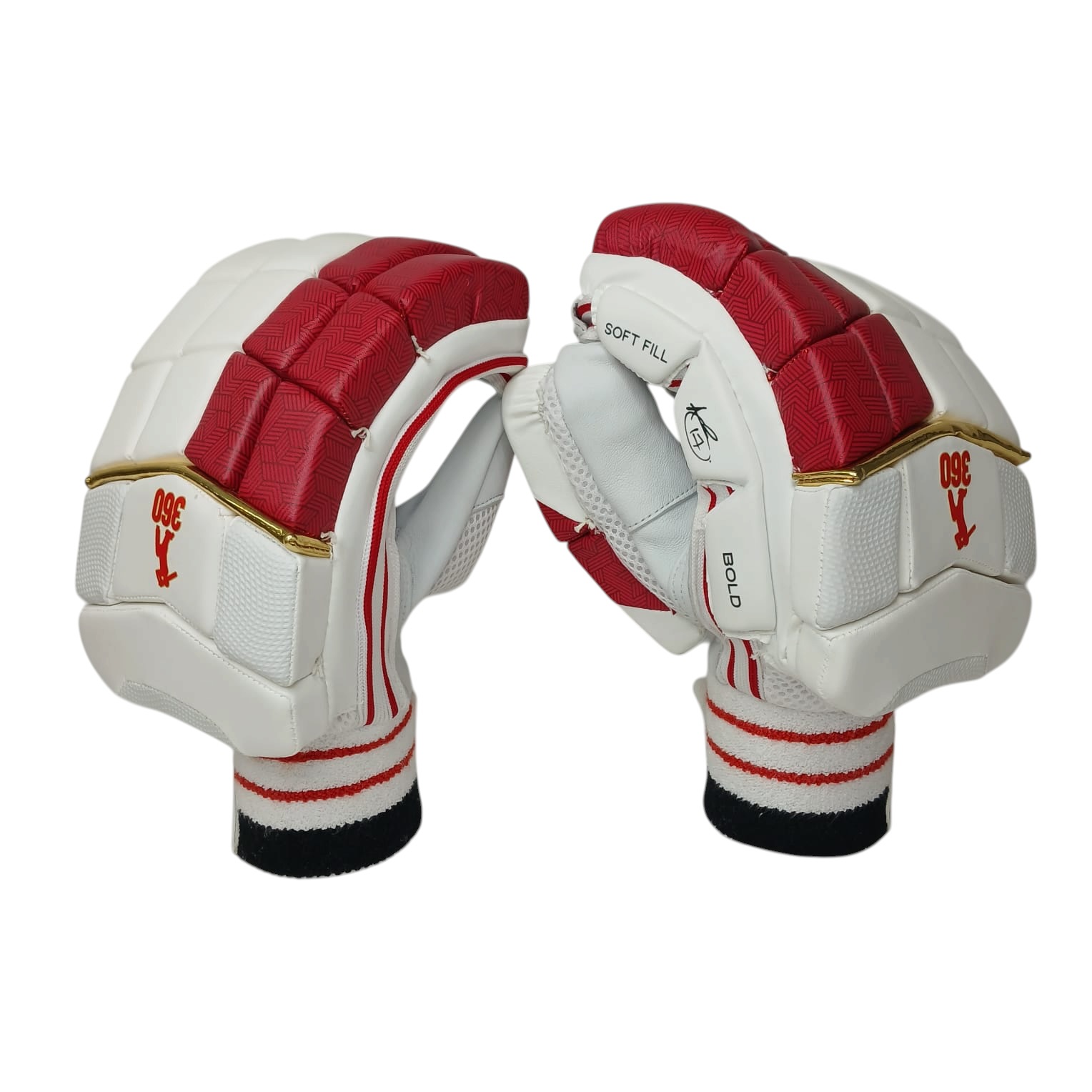 EM 360 Bold Batting Gloves - Image 2